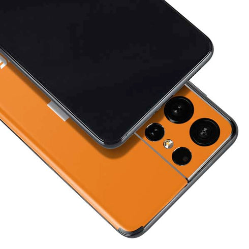 University of Tennessee-Knoxville T Logo on Orange Galaxy S21 Ultra 5G Skin